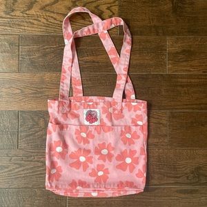 Big Bud Press Old Style Pink Lazy Daisy Large Tote Bag